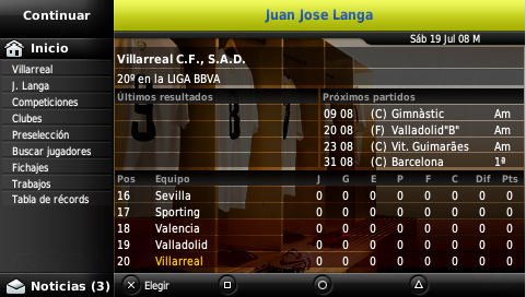 Football Manager 2009 (PSP)